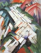 Franz Marc Mountains (mk34) china oil painting artist